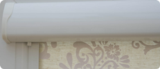 Fascia at the top of an Intu Roller Blind
